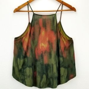 Urban Outfitters Crop Tie Dye Halter Swing Top